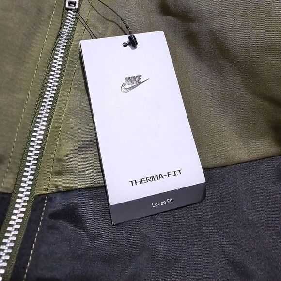 Nike Sportswear Big Swoosh Reversible Bomber Jacket Therma-FIT DD6055-326 - Picture 7 of 16